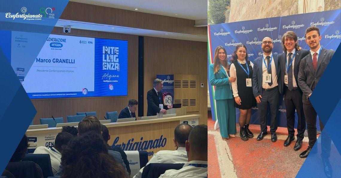 I GIOVANI IMPRENDITORI DI CONFARTIGIANATO COMO ALLA CONVENTION “GENERAZIONE ARTIGIANA”