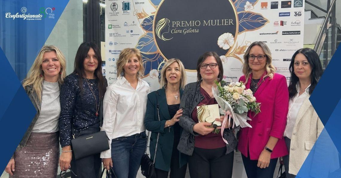 CREATIVITÀ, TALENTO E INTRAPRENDENZA: LA NOSTRA ASSOCIATA ANGELA CAL PREMIATA AL PREMIO MULIER – CLARA GALOTTA