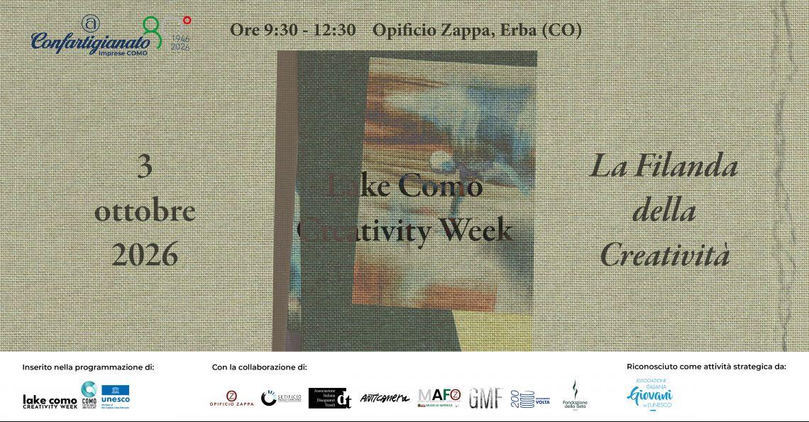 CREATIVITÀ, GIOVANI E  FUTURE DELLA FILIERA TESSILE: TORNA “LA FILANDA DELLA CREATIVITÀ”